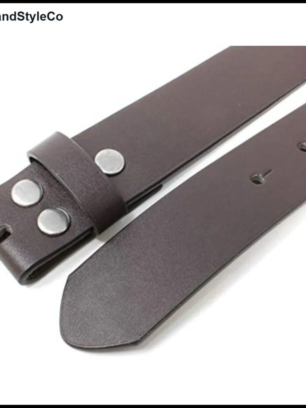 Genuine Bonded Leather Belt Strap 1.25 Wide Interchangeable